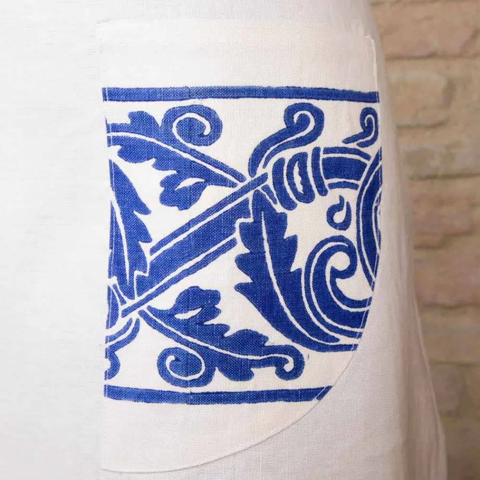 Șorț de lână meșteșugă italiană manuală O piesă - mărci Viadurini