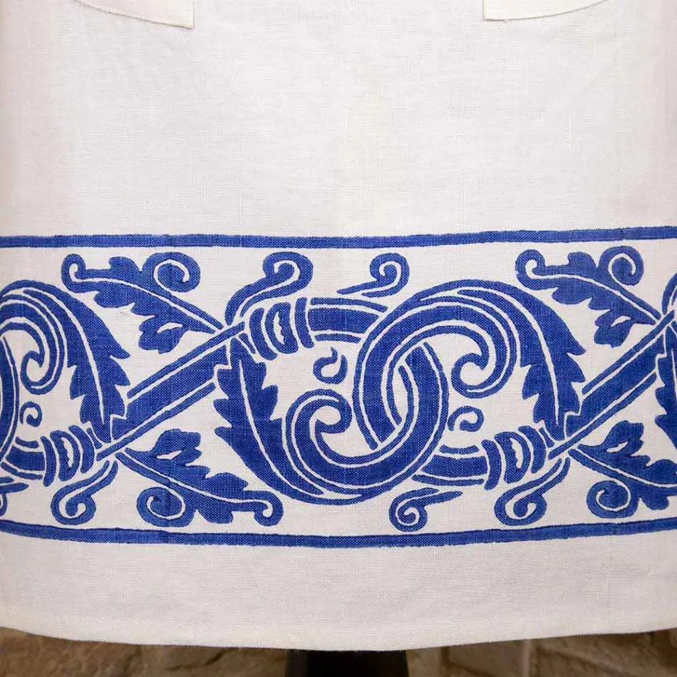 Șorț de lână meșteșugă italiană manuală O piesă - mărci Viadurini