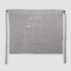 Șorț Bucătărie In Gri Antracit Model Scăzut cu Buzunar - Flick Viadurini