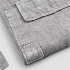 Șorț Bucătărie In Gri Antracit Model Scăzut cu Buzunar - Flick Viadurini