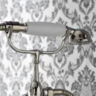 Grup clasic pentru cadă cu duș manual din alamă Made in Italy - Ercolina Viadurini