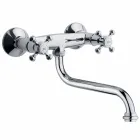 Grup de lavoar bucătărie reglabil din alamă, fabricat în Italia - Colmo Viadurini