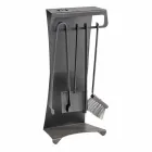 Set de 4 scule pentru șemineu din oțel Made in Italy - Chandler Viadurini