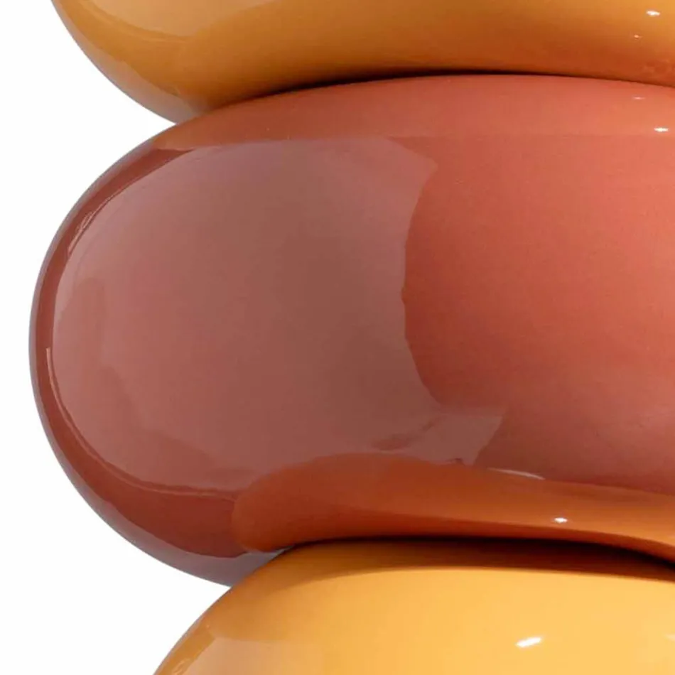 Lampa cu 3 elemente din ceramica de diferite forme Made in Italy - Bumbum Viadurini