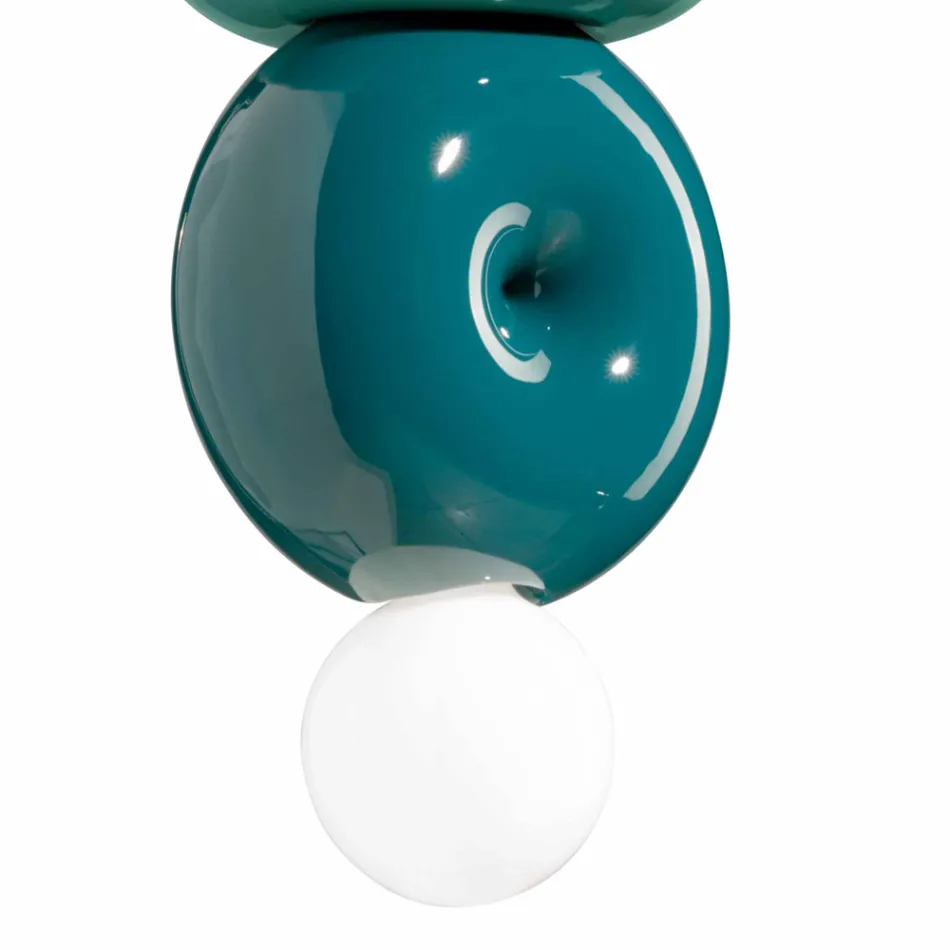 Lampa cu 3 elemente din ceramica de diferite forme Made in Italy - Bumbum Viadurini