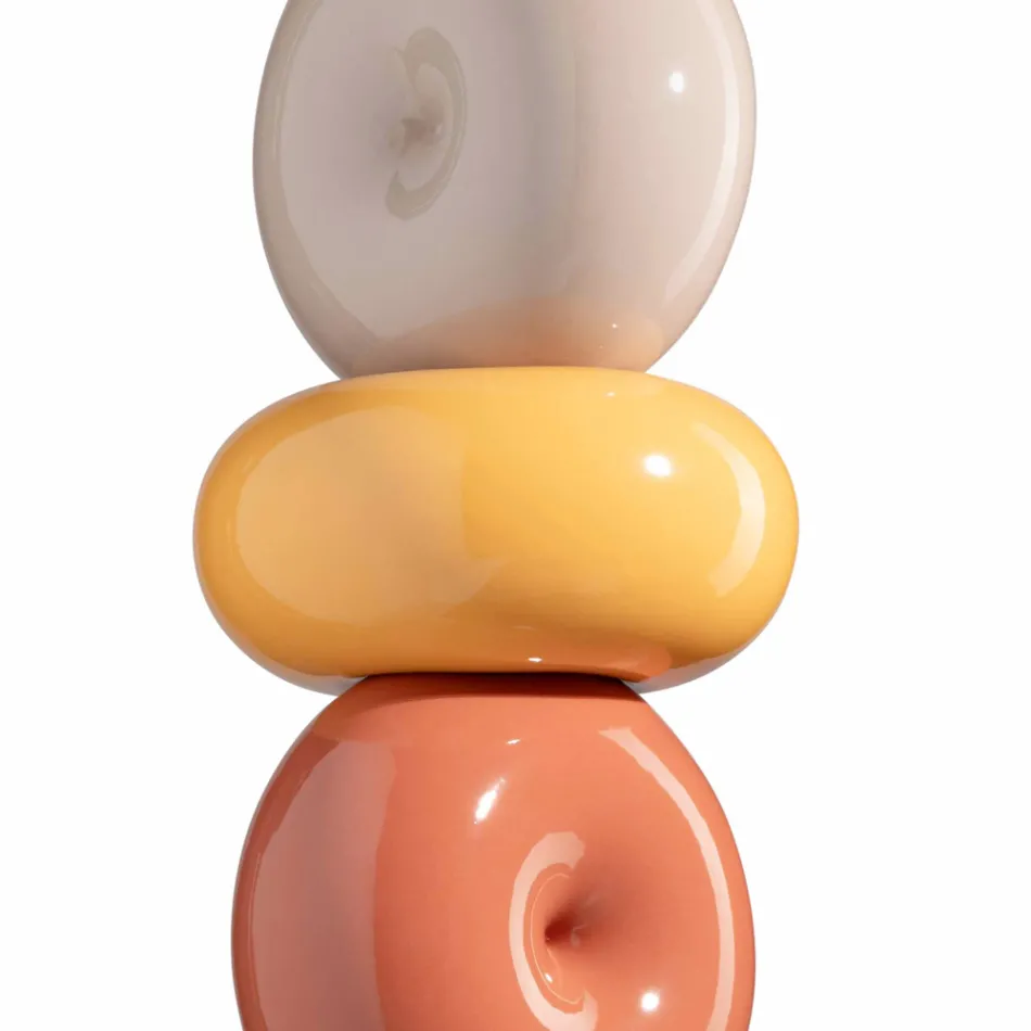 Lampa cu 4 elemente din ceramica de diferite forme Made in Italy - Bumbum Viadurini