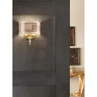 Lampă de perete din sticlă artizanală italiană clasică cu abajur - Magrena Viadurini