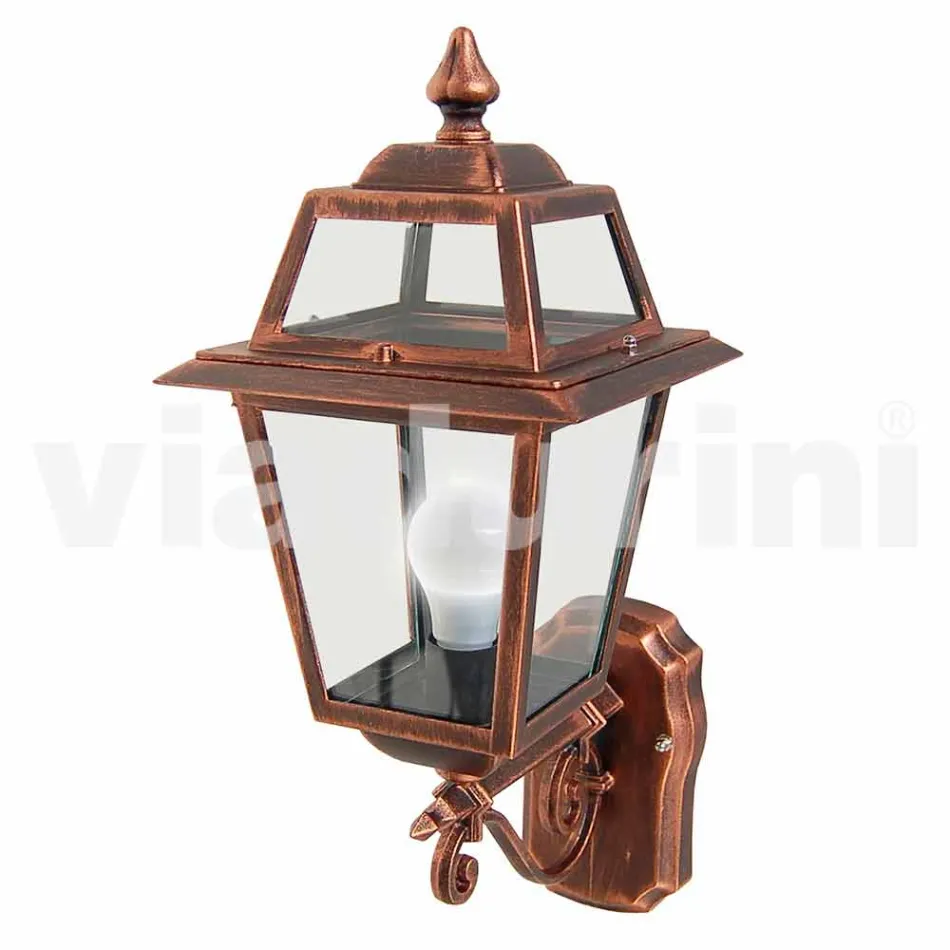 Kristel, o lampă de perete de grădină din aluminiu fabricată în Italia Viadurini