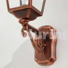 Kristel, o lampă de perete de grădină din aluminiu fabricată în Italia Viadurini