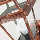 Kristel, o lampă de perete de grădină din aluminiu fabricată în Italia Viadurini