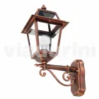 Kristel, o lampă de perete de grădină din aluminiu fabricată în Italia Viadurini