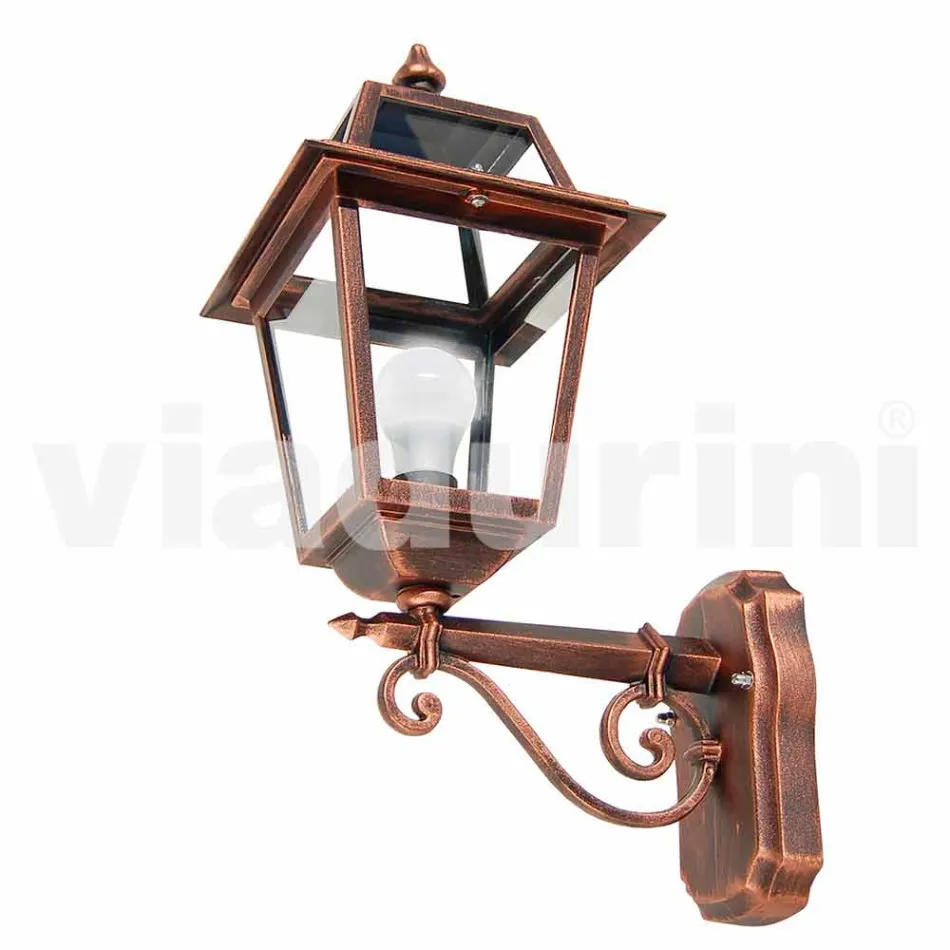 Kristel, o lampă de perete de grădină din aluminiu fabricată în Italia Viadurini