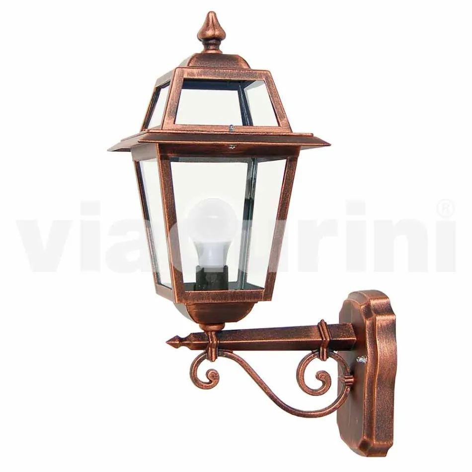 Kristel, o lampă de perete de grădină din aluminiu fabricată în Italia Viadurini