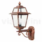 Kristel, o lampă de perete de grădină din aluminiu fabricată în Italia Viadurini