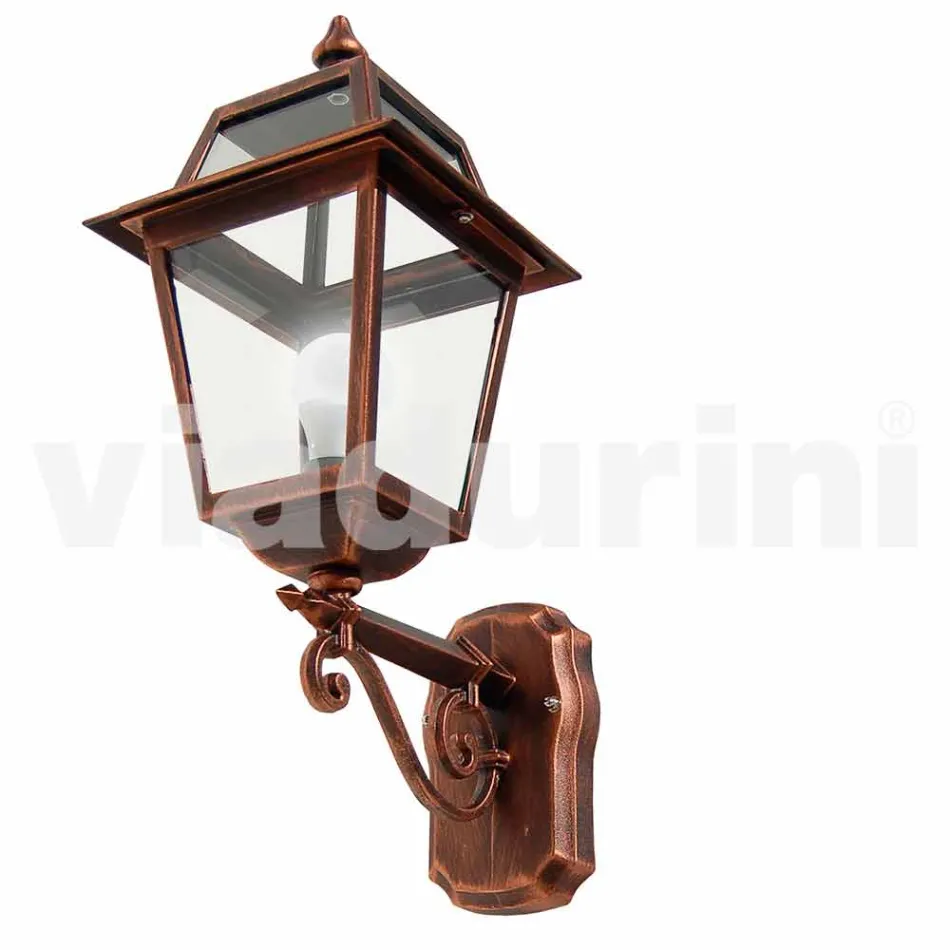 Kristel, o lampă de perete de grădină din aluminiu fabricată în Italia Viadurini