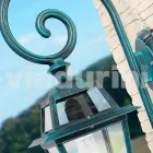 Kristel, o lampă de perete de grădină din aluminiu fabricată în Italia Viadurini