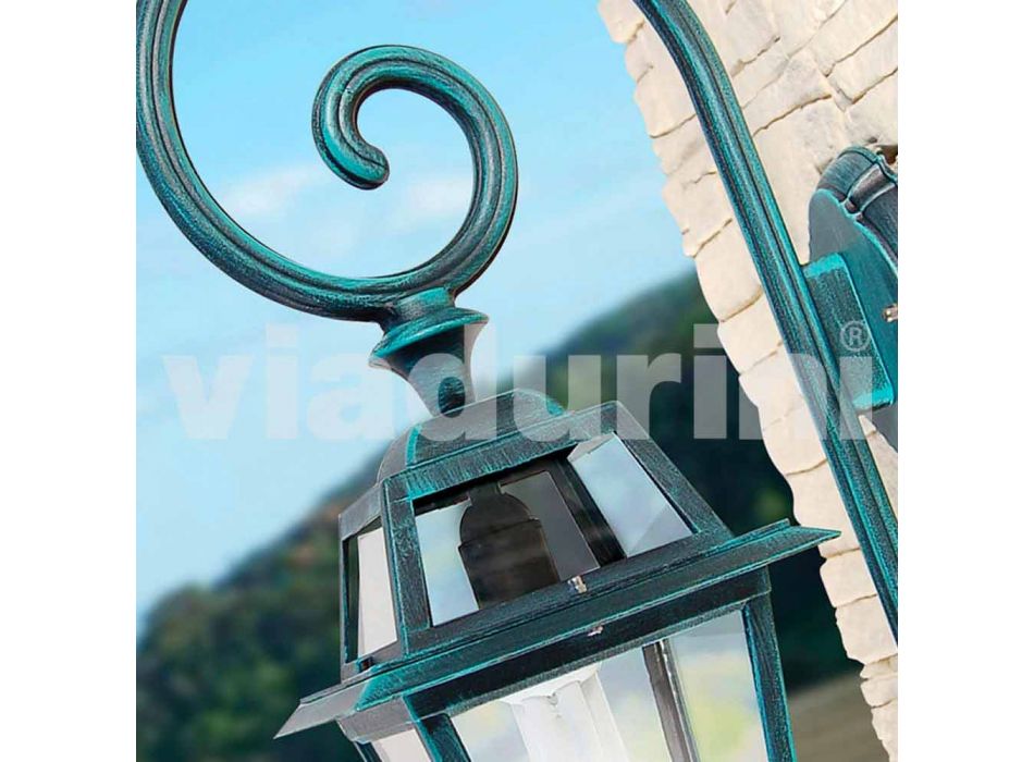 Kristel, o lampă de perete de grădină din aluminiu fabricată în Italia Viadurini