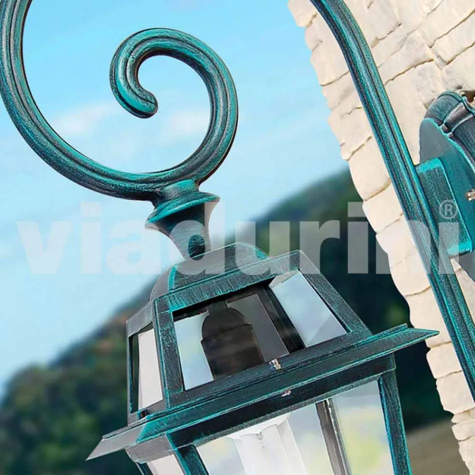 Kristel, o lampă de perete de grădină din aluminiu fabricată în Italia Viadurini