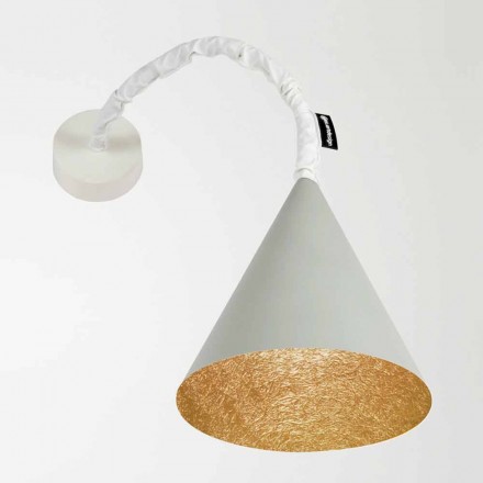 Designer lampă de perete In-es.artdesign Jazz Ciment vopsit Viadurini