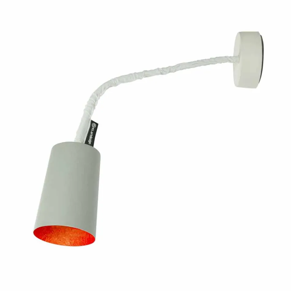 Lampa de perete de design In-es.artdesign Vopsea cu ciment vopsit Viadurini