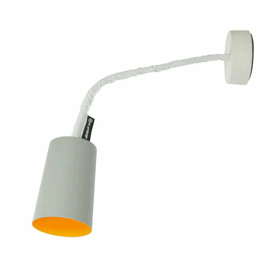 Lampa de perete de design In-es.artdesign Vopsea cu ciment vopsit Viadurini