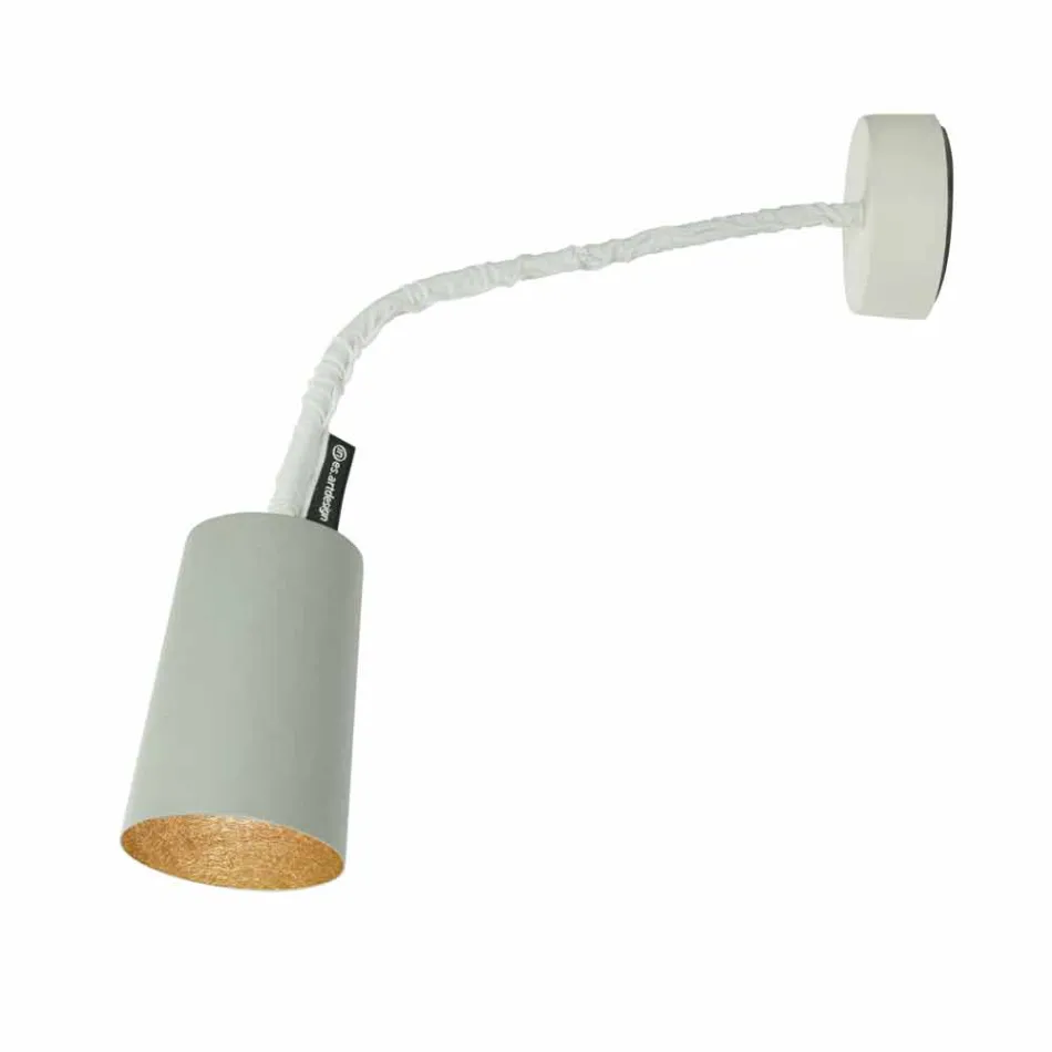 Lampa de perete de design In-es.artdesign Vopsea cu ciment vopsit Viadurini