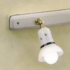 Lampa de Perete 2 sau 3 Spoturi Alama si Ceramica Pictata Manual - Savona Viadurini