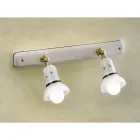 Lampa de Perete 2 sau 3 Spoturi Alama si Ceramica Pictata Manual - Savona Viadurini