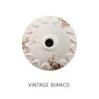 Aplica de Perete Crescent realizata manual din Fier si Ceramica - Vintage Viadurini