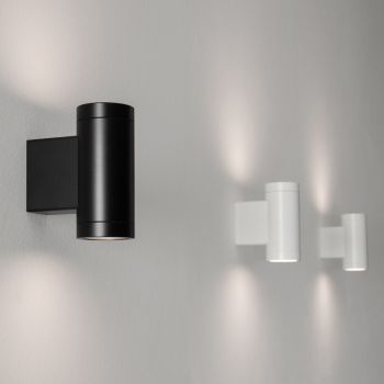 Aplica de exterior de design din aluminiu alb sau negru - Leopida