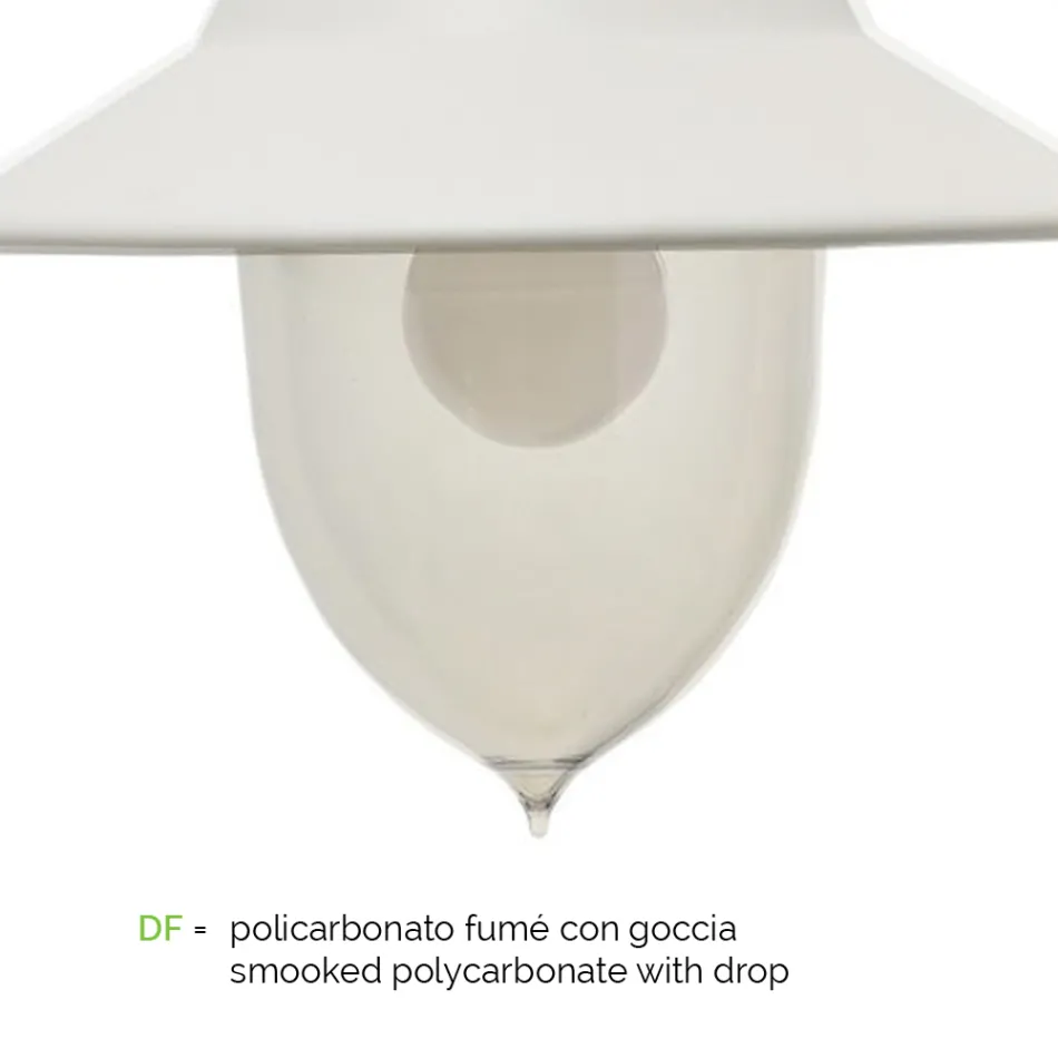 Aplica de exterior vintage din aluminiu Made in Italy - Cassandra Viadurini