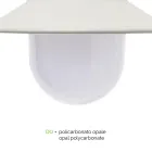 Aplica de exterior vintage din aluminiu Made in Italy - Cassandra Viadurini