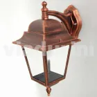 Aluminiu lampă de perete de gradina făcute în Italia, Aquilina Viadurini