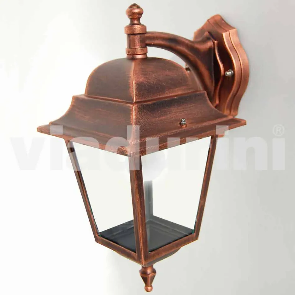 Aluminiu lampă de perete de gradina făcute în Italia, Aquilina Viadurini