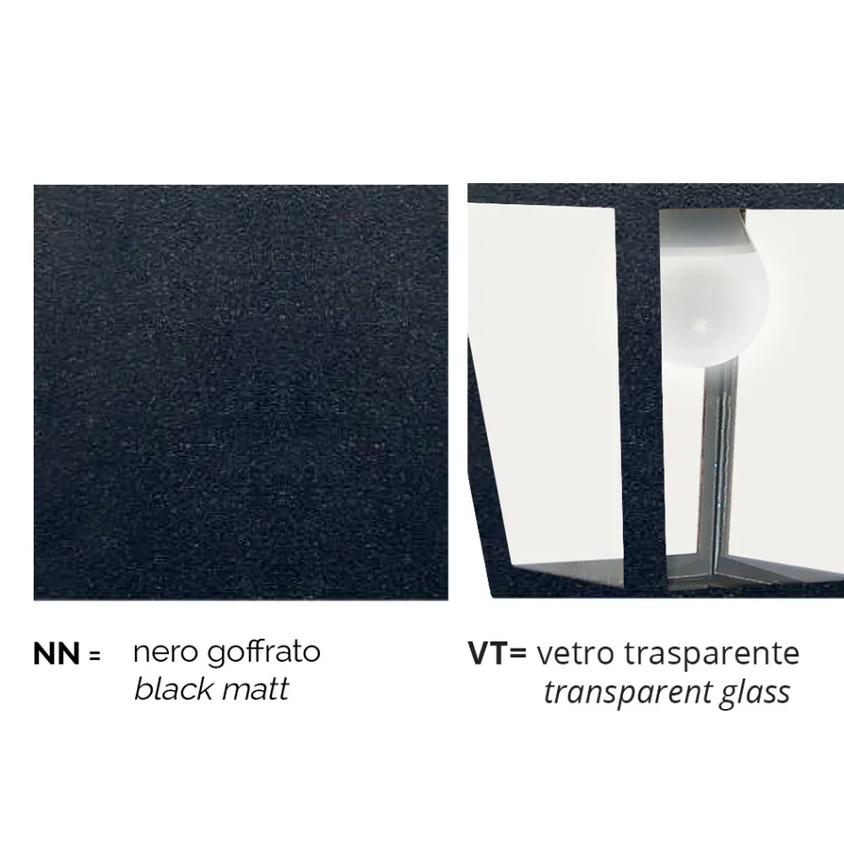 Plafoniera de gradina din aluminiu fabricata in Italia, Aquilina Viadurini