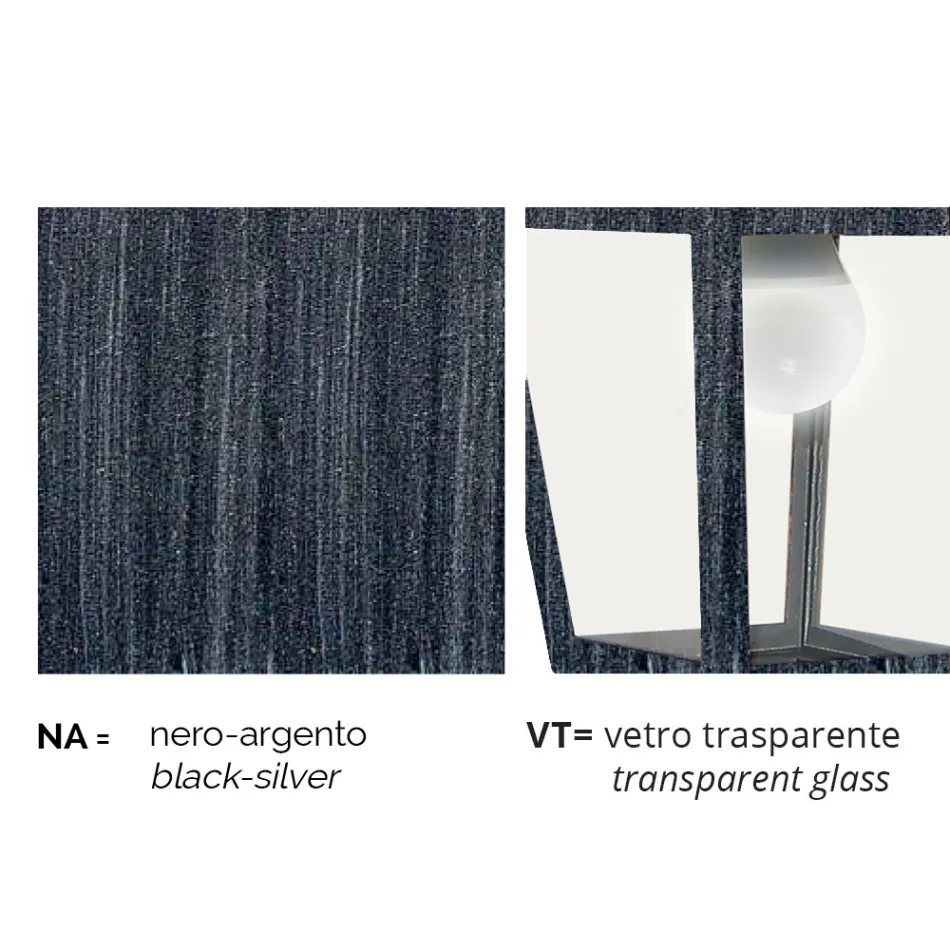 Plafoniera de gradina din aluminiu fabricata in Italia, Aquilina Viadurini