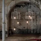 Suspensie 3 lumini în design alb sau metal natural - Stylus Viadurini