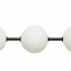 Suspensie 3 lumini din alamă și sticlă 2 finisaje - Alma de Il Fanale Viadurini