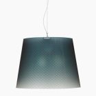 pandantiv lampa 3 în lumini de design din policarbonat, diam.66, Rania Viadurini