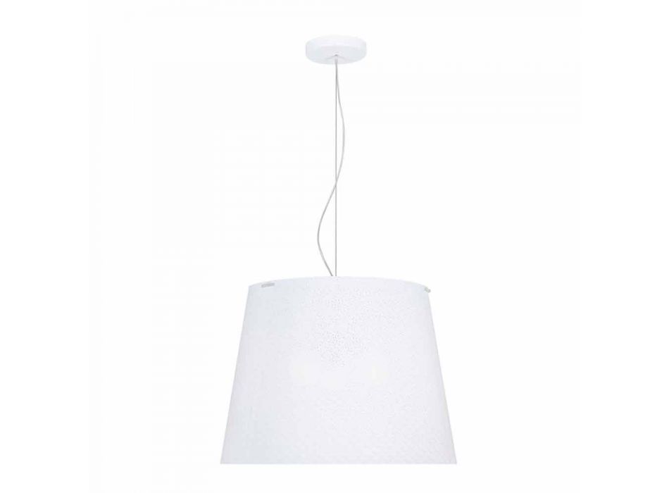 pandantiv lampa 3 în lumini de design din policarbonat, diam.66, Rania Viadurini