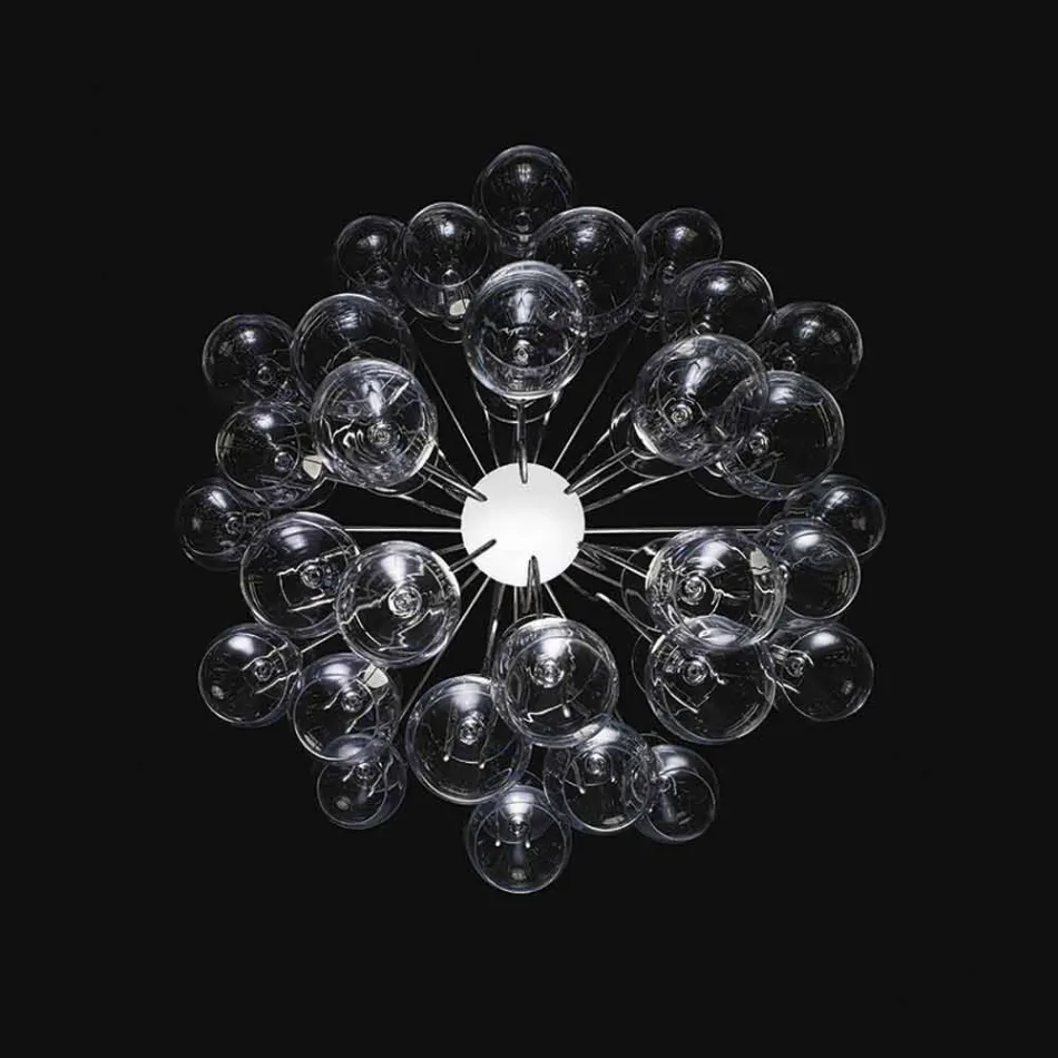 pandantiv lampa 30 pahare rasturnata Sauvignon Viadurini