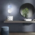 Lampă cu suspendare realizată manual din sticlă suflată de Veneția - Jupiter Viadurini