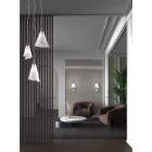 Lampă cu suspendare din sticlă suflată din Veneția, realizată manual - Cristal Viadurini