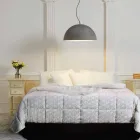 Lampa de suspensie bicolor din oțel, Ø50xh.25xL.cavo100cm, Grace Viadurini