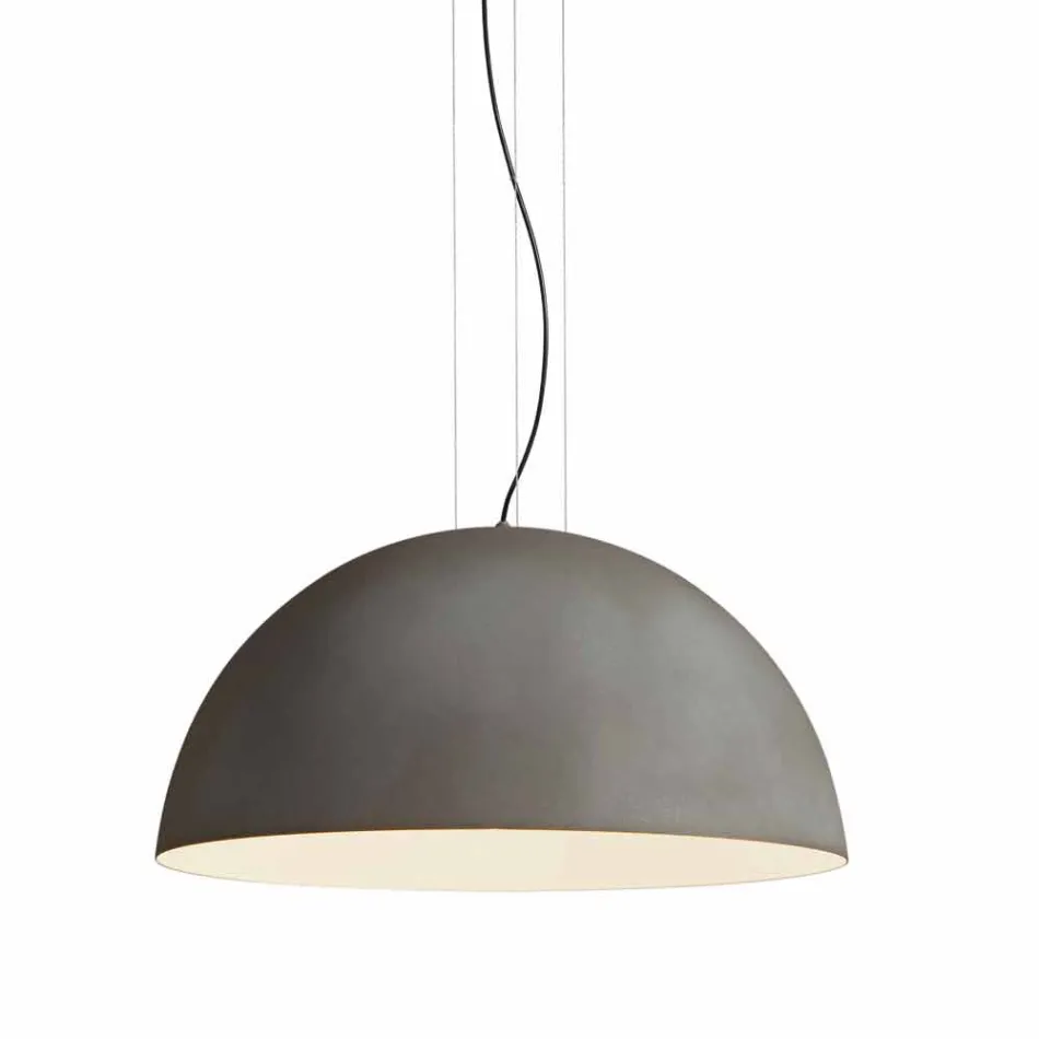 Lampa de suspensie bicolor din oțel, Ø50xh.25xL.cavo100cm, Grace Viadurini
