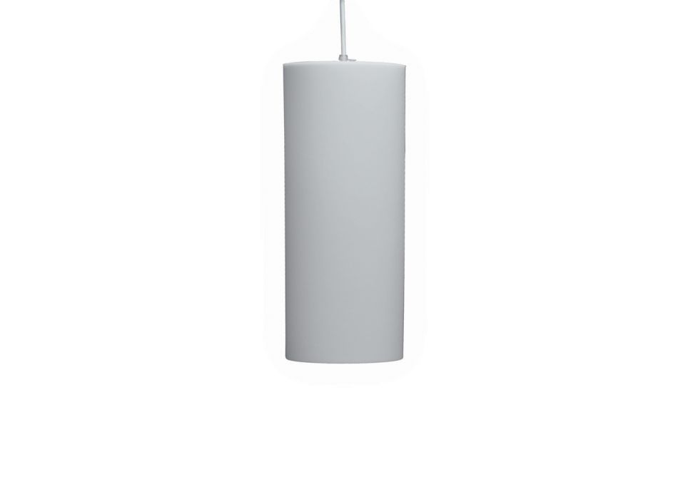 Lampa cu Suspensie Cilindrica din Polietilena Made in Italy - Minervo Viadurini