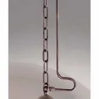 alamă Suspensie lampă tivi și sticlă albă Viadurini