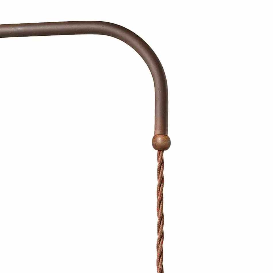 lampă de suspensie cu braț direcțională stil țară Sally Viadurini