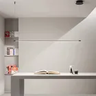 Lampă suspendată cu lumină LED și cabluri reglabile în lungime - portocaliu Viadurini