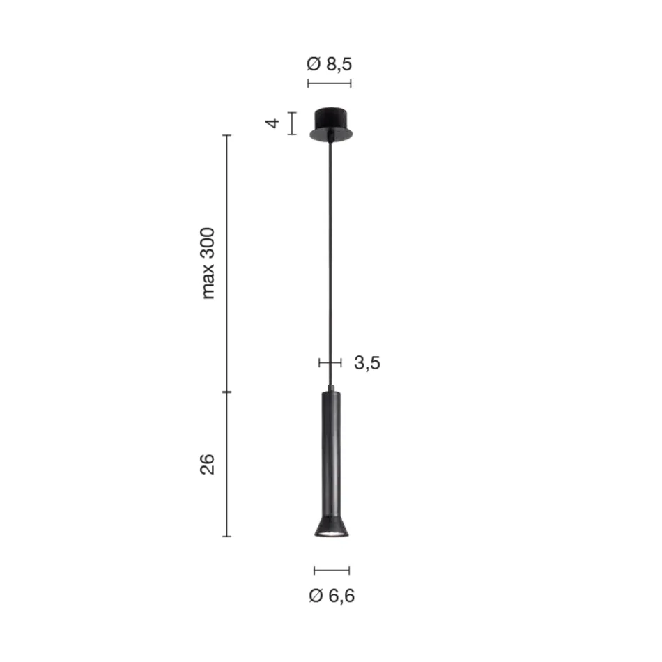 Lampa cu Suspensie cu Cadru metalic si Cabluri Ajustabile - Mesteacan Viadurini